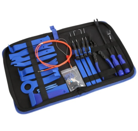 Набір знімачів оббивки (Аудіо/радіо) універсальний 42ед. Kbglobal KBA1081 Чернігів