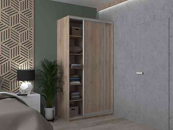 Шкаф-купе двухдверный Doros Сити Лайт 120х60х225 см Дуб сонома (DRS-011091) Львов