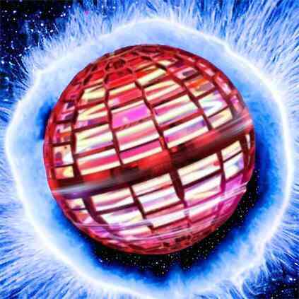 Летающий спиннер шар светящийся, Летающий спиннер-тарелка с led подсветкой, Шар с пропеллером YL-93 Львов