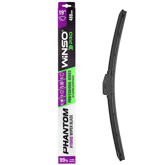 Щетка стеклоочистителя гибридная Winso Pro Phantom 19/480мм Львов