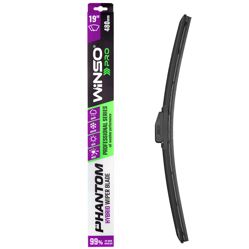 Щітка склоочисника гібридна Winso Pro Phantom 19/480мм Львів - фото 1