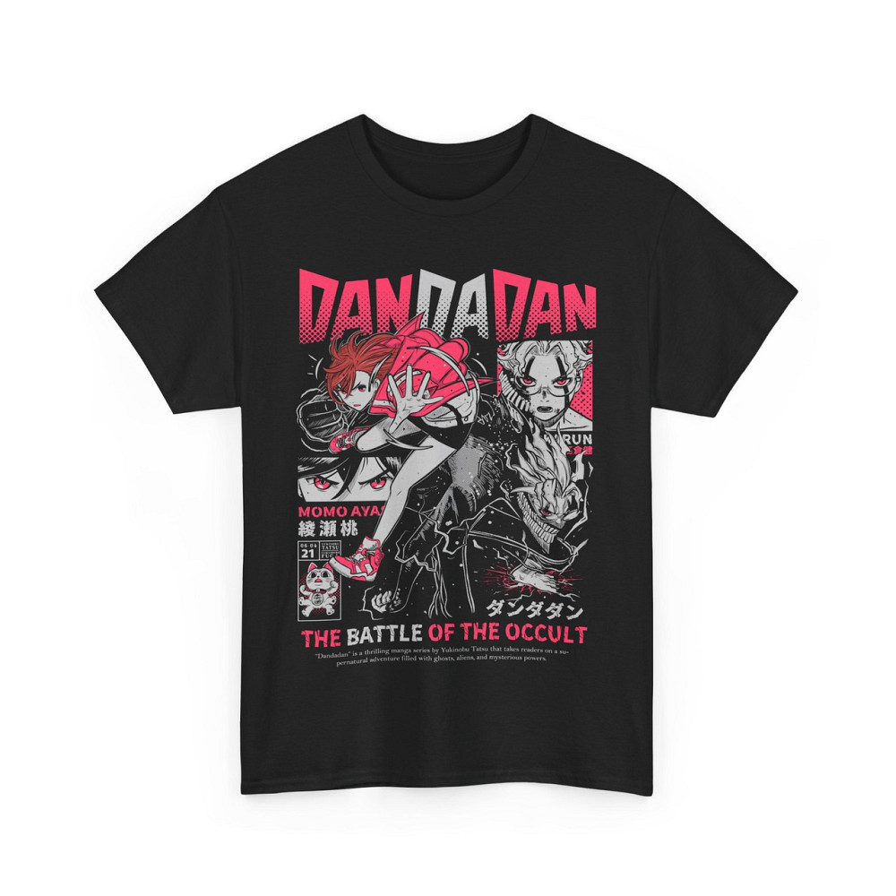 Футболка з аніме принтом Аніме Дандадан Окарун Джапанесе оверсайз (S/M/L) Чорний AnimeJ0265 Дніпро - фото 6
