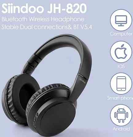 Навушники бездротові Siindoo Bluetooth 5.4 Харків