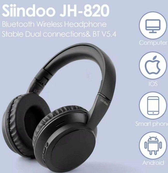 Наушники беспроводные Siindoo Bluetooth 5.4 Харьков - изображение 1