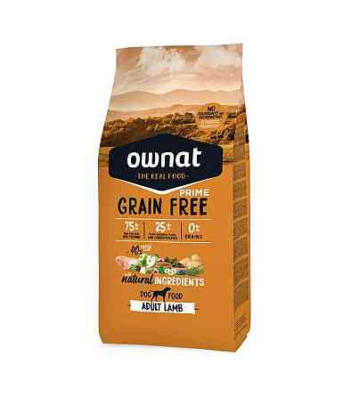 Сухий корм для собак Овнат Ownat Grain Free з ягням, 12 кг Вінниця