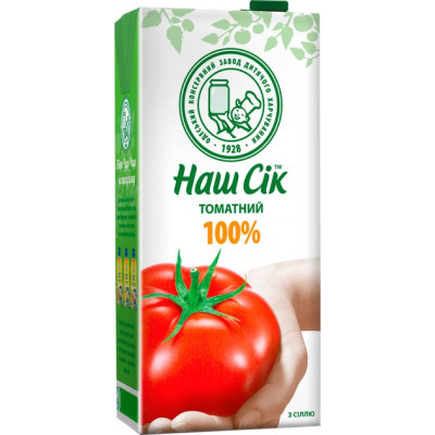 Сік Наш Сік Томатний 1.93 л (4820003689363) Вінниця - фото 1