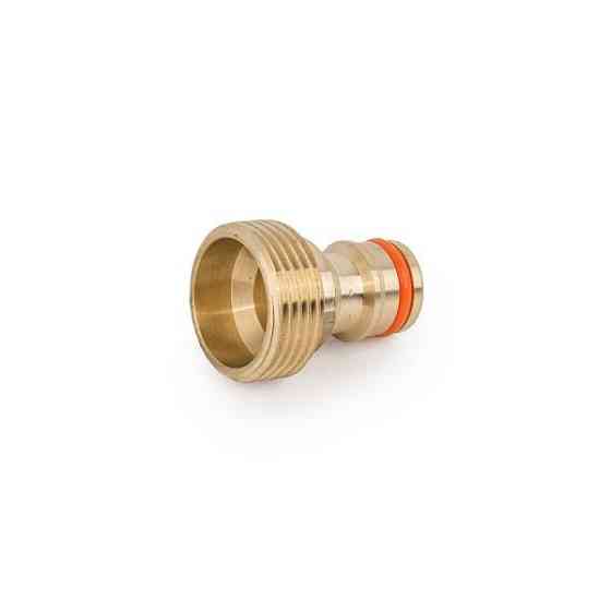 Адаптер латунний із зовнішньою різьбою 3/4, BRASS, BR-2185 Киев