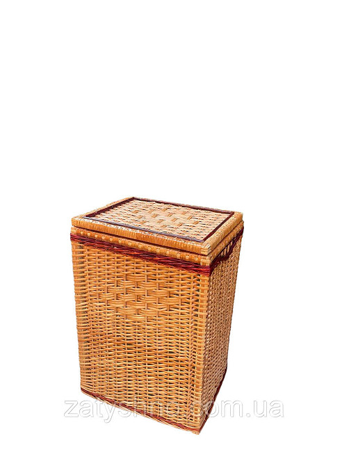 Скринька плетена з лози для білизни Київ - фото 1