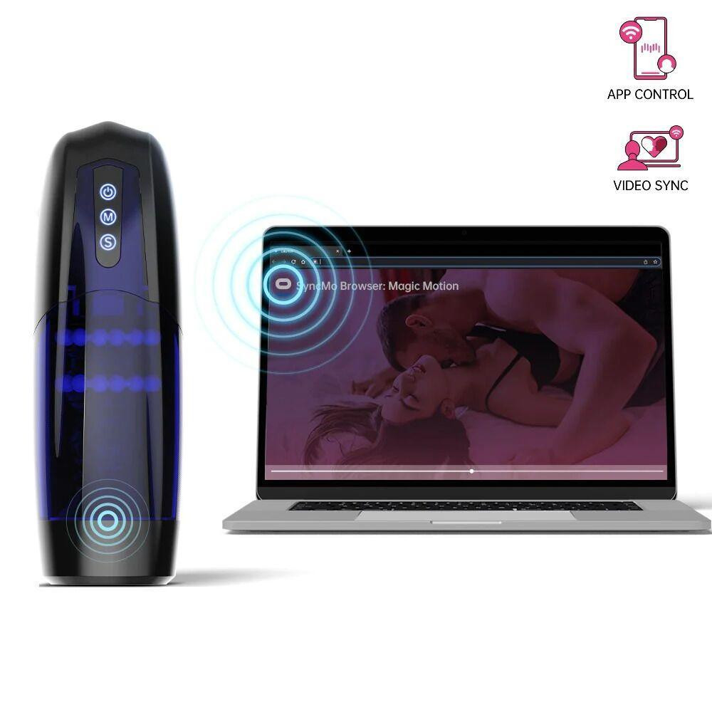 Інтерактивний смарт мастурбатор Magic Motion Xone, імітація фрикцій, 10 режимів, кнопка турбо Sex Aura Київ - фото 9