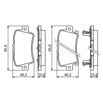 Тормозные колодки Bosch 0 986 494 249 Винница - изображение 4