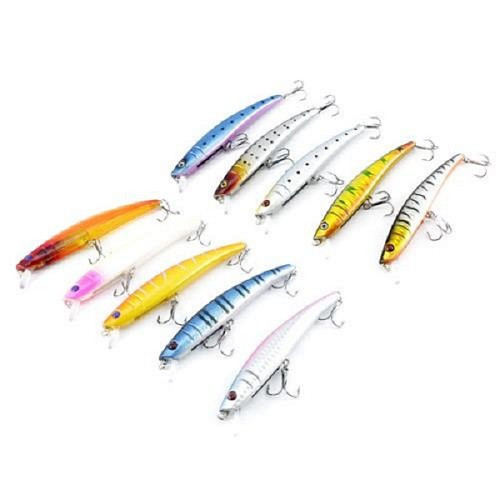 Набір воблерів приманок 11см, 10 шт, різнокольорові Вінниця - фото 1