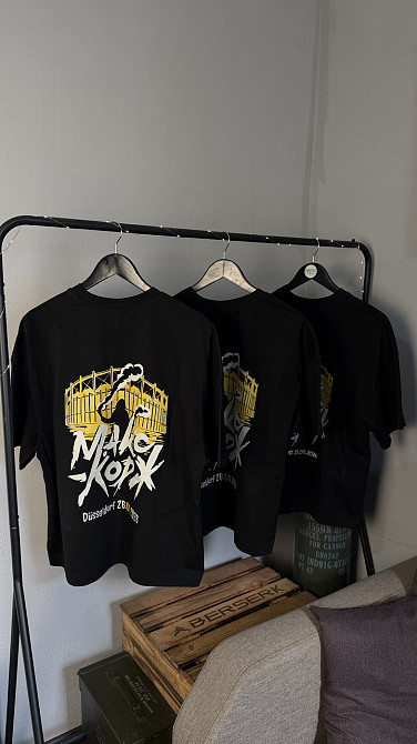 Оверсайз футболка «МАКС КОРЖ | BUCHAREST 23.05.2026» | Концертний streetwear мерч Чернівці - фото 2