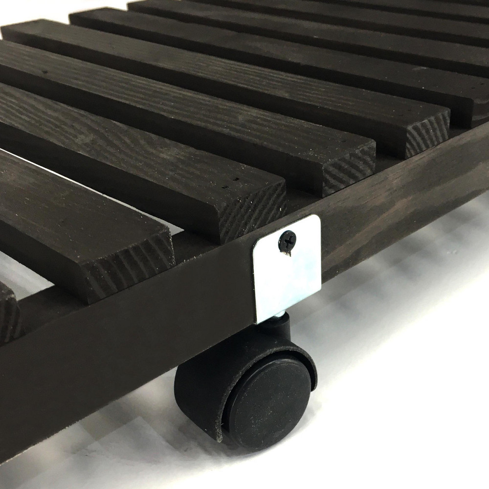 Підставка для квітів "Палезо" на коліщатках венге Миколаїв - фото 6