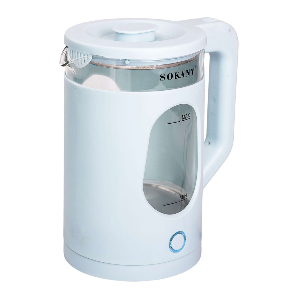 Sokany Електрочайник побутовий 2,3 л Sokany дисковий з автовимкненням SK-SH-1071BL Коломия - фото 5