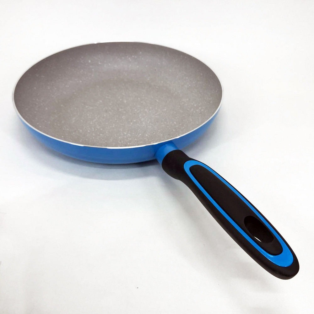 Сковорода для приготовления на газовой плите, Литая алюминиевая сковорода Глубокая для кухни UV-69 Львов - изображение 1