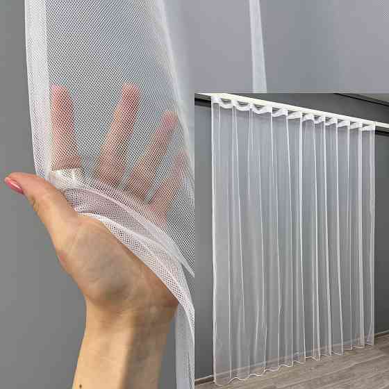 Тюль VR-Textil 1478т Грек-сітка однотонна Білий 500х270 см (42-0826) Київ