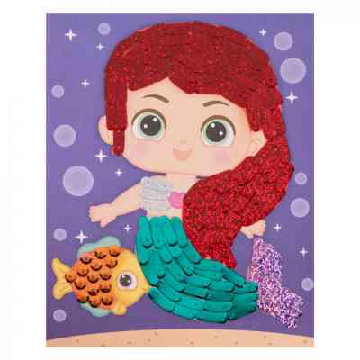 Набор для творчества 1 вересня Русалочка Аппликация фигурными пайетками (954586) Винница