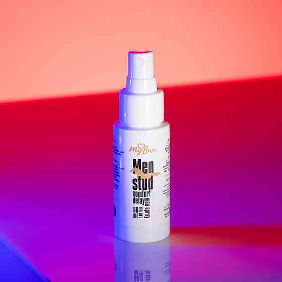 Пролонгирующий спрей-лубрикант для мужчин - MyLove Men Stud Comfort Delay Med Spray, 50 мл Sex Aura Киев