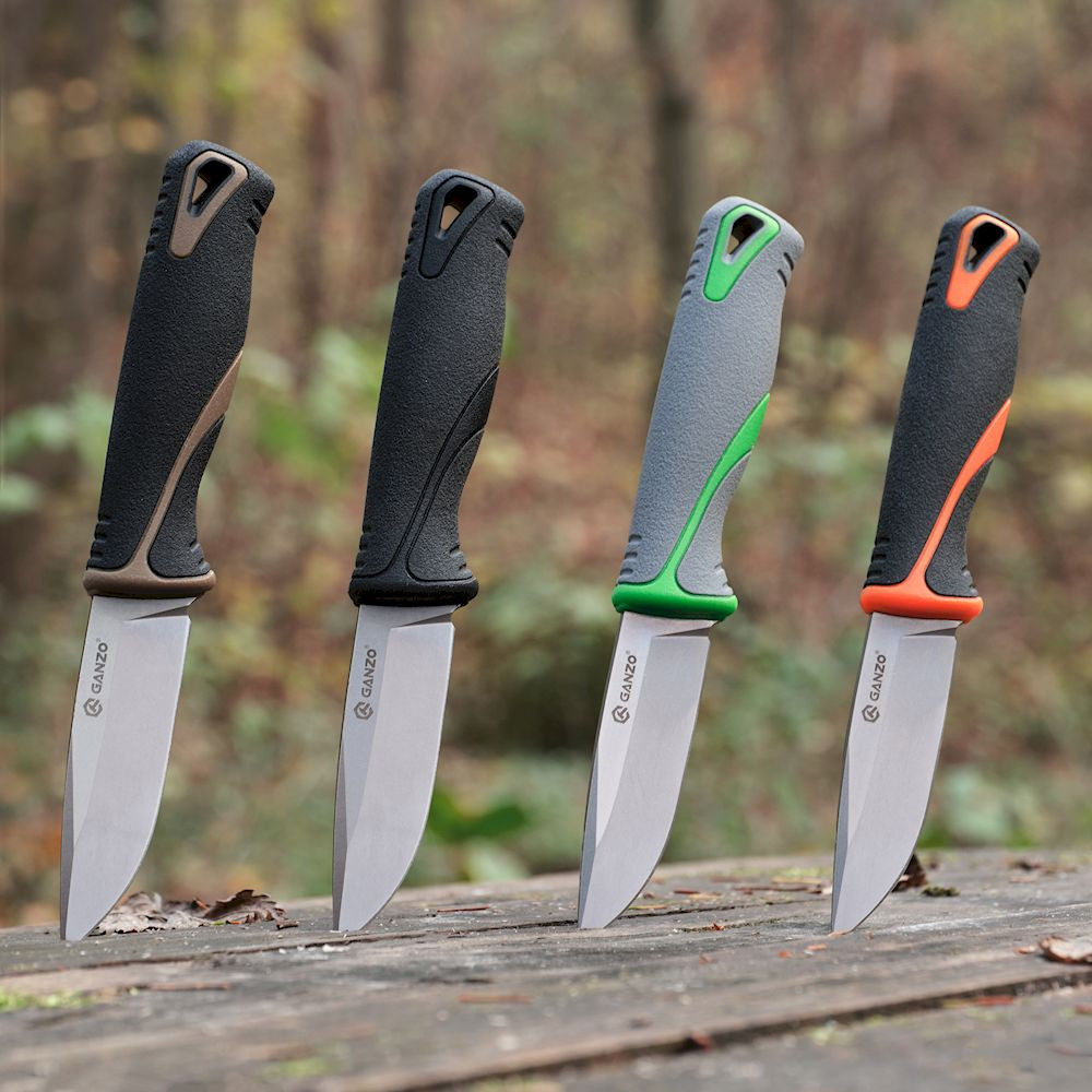 Ніж Ganzo G807-GY сірий з ножнами Киев - изображение 8