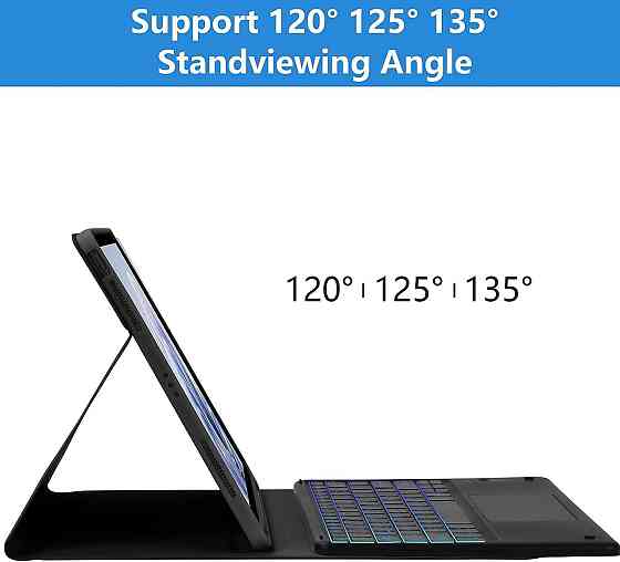 Чехол-клавиатура для iPad Pro 12.9 iPad Pro 6/5/4/3 поколения 2022 2021 2020 и 2018 годов Днепр