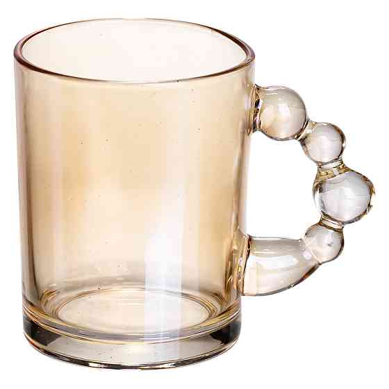 Набір чашок 6 шт для чаю та кави по 350 (мл) кружки скляні Коричневий HP-19-ZD-2 Коломия