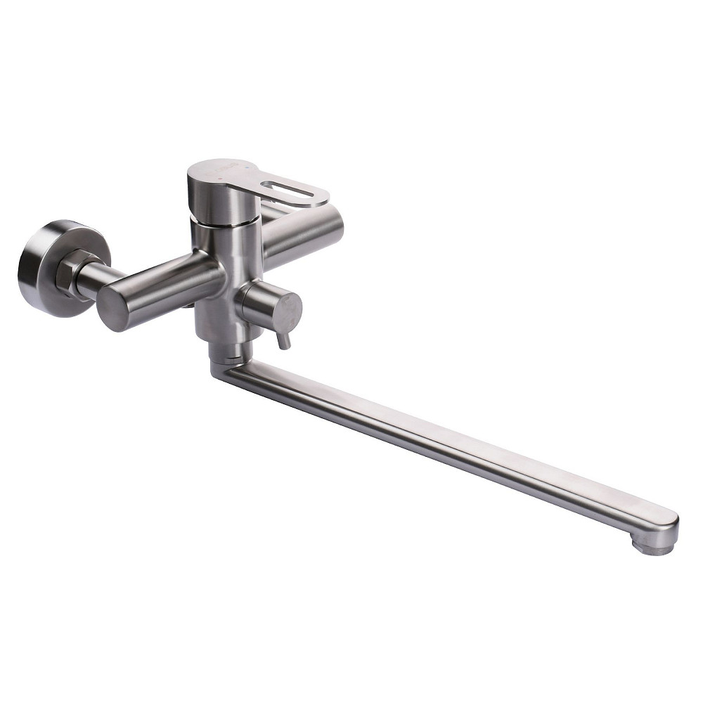 Змішувач для ванни Globus Lux RING SR-208 EURO, вилив 350мм,НЕРЖ._Комплект Луцк - изображение 1