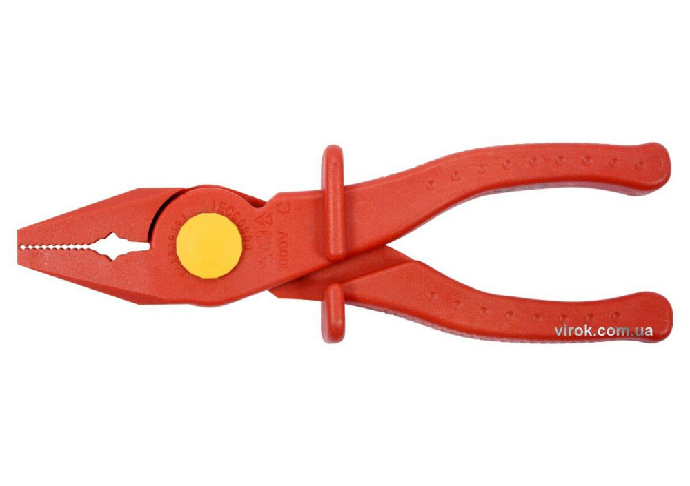 Плоскогубці комбіновані YATO Хр-Ван l=200 мм діелектрично ізольовані до 1000 В [6/48] Одеса - фото 1