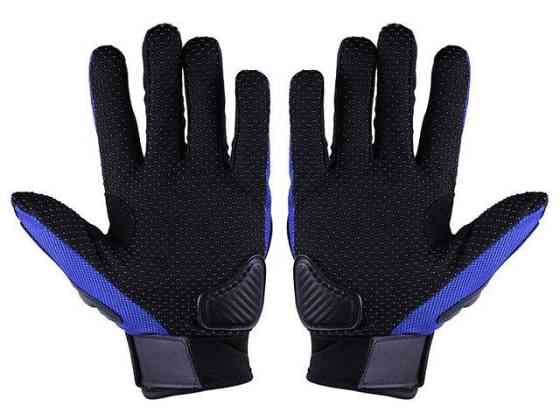 Мотоперчатки MS06 (черный с синим текстиль size L) Мукачево