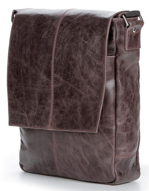 Сумка SHVIGEL 00796 шкіряна Коричнева Київ - фото 1