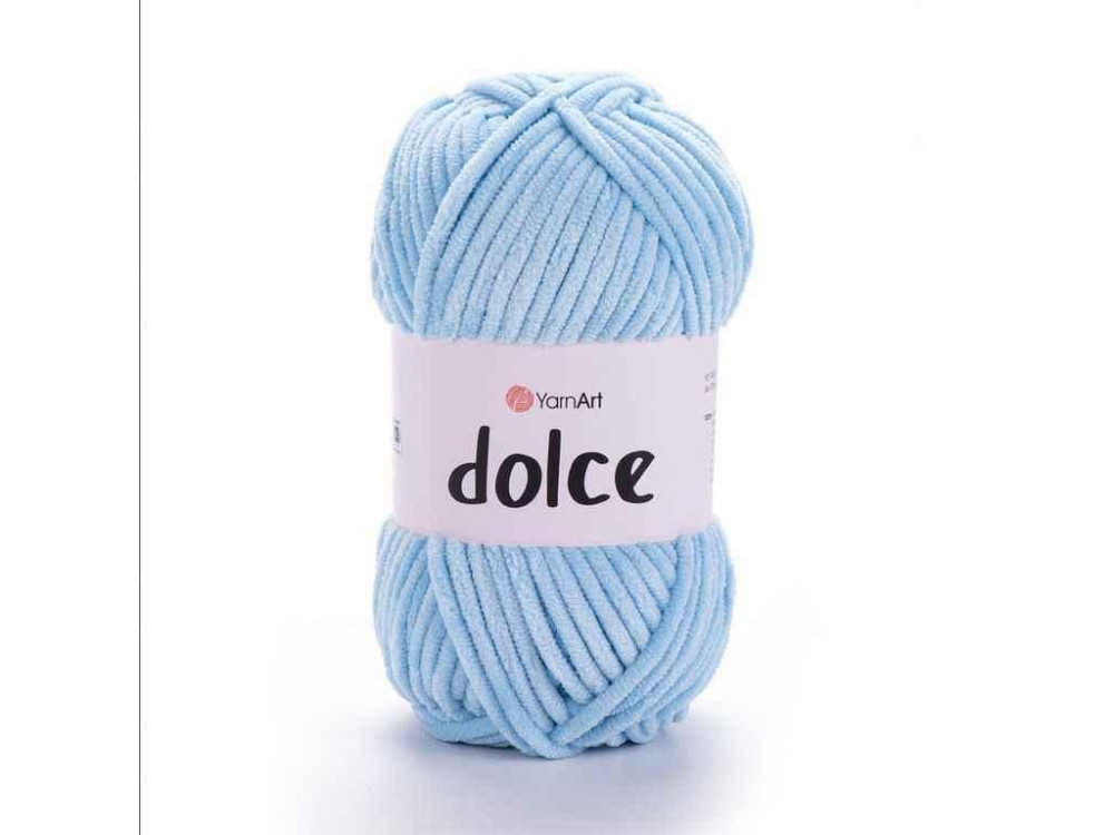 Пряжа Dolce блакитний 100% мікрополіестр 120м 100г 5шт/уп 749 ТМ YarnArt Київ - фото 1