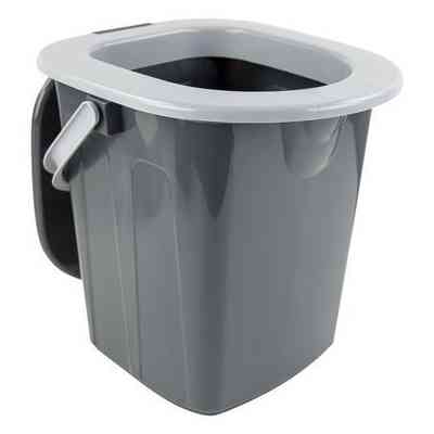 Відро-туалет Bo-Camp Portable Toilet Square 20 Liters Grey (5502820) (DAS303293) Вінниця