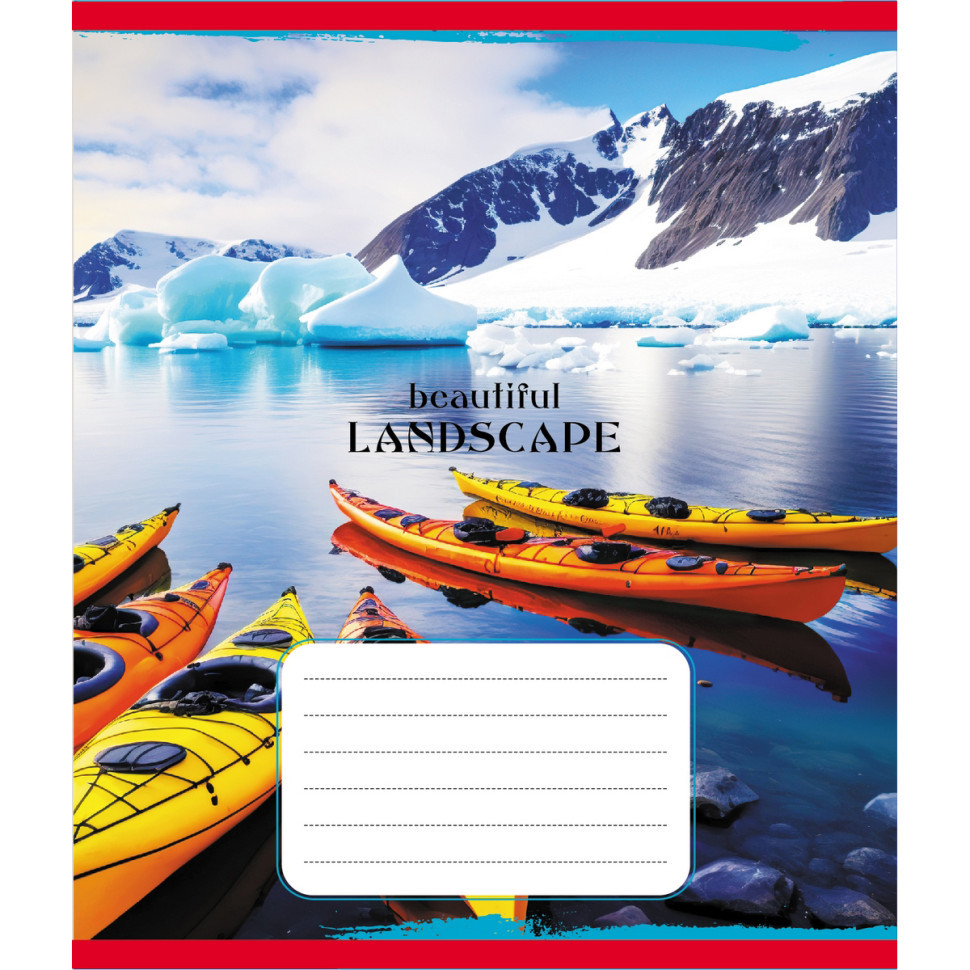 Зошит учнівський "Байдарки" 018-540017L-1 в лінію, 18 аркушів Вінниця - фото 1