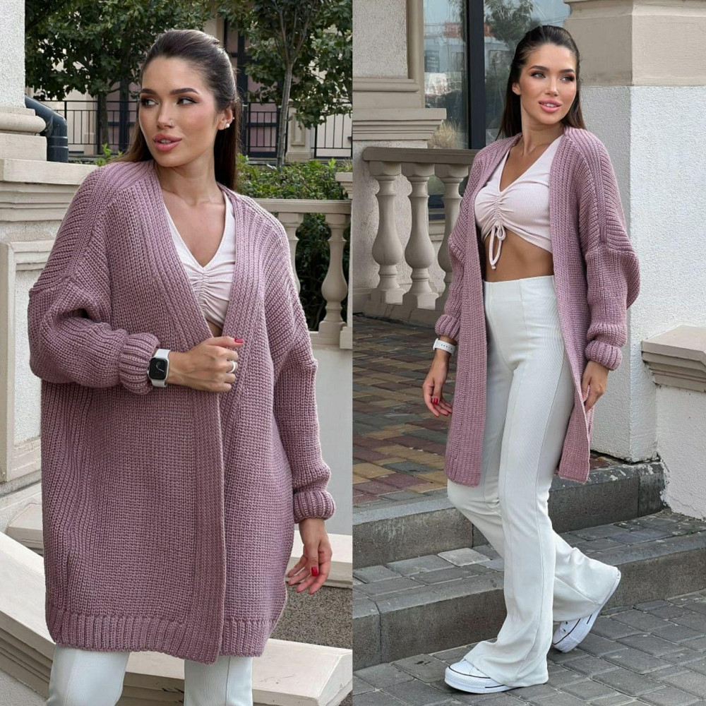 Жеский яркий вязаный женский кардиган  оверсайз.  44-56р Киев - изображение 6