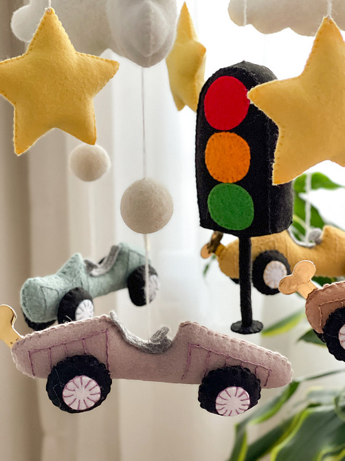 Дитячий мобіль на ліжечко «Гонки» Київ - фото 9