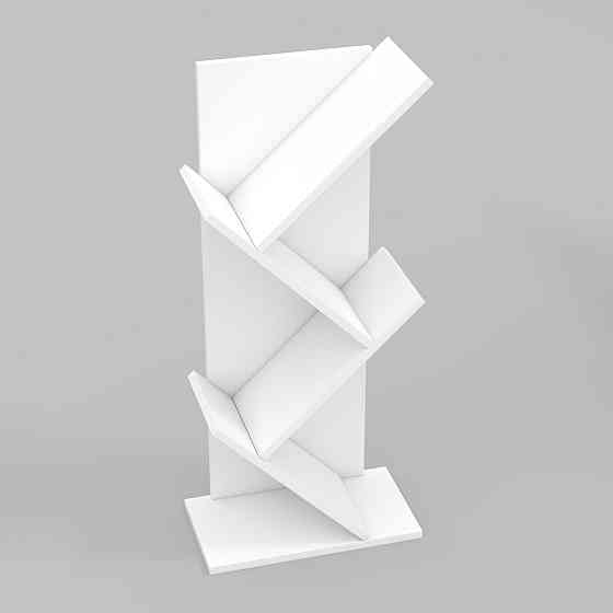 Полка для книг ПК-2, Белый, 400/216/900 Львов