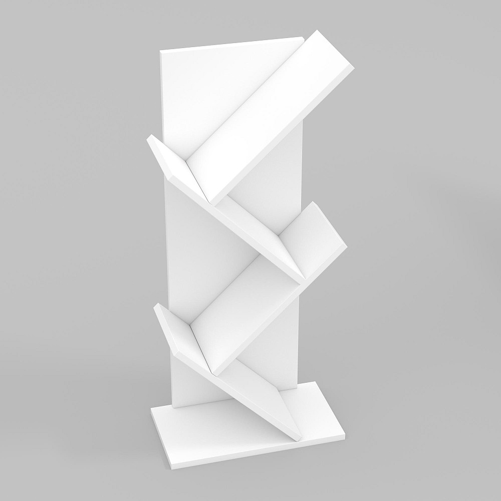 Полиця для книг ПК-2, Білий, 400/216/900 Львів - фото 1