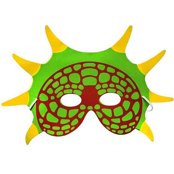 Детская маска Динозавр для праздника one size разноцветный Киев
