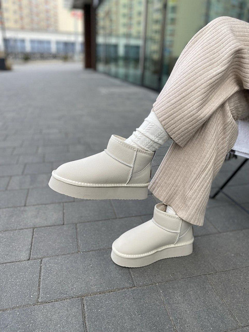 ITTS Угги жіночі ITTS A801-F св.бежевий (зима, шкіра натуральна) (5738) Коломия - фото 7