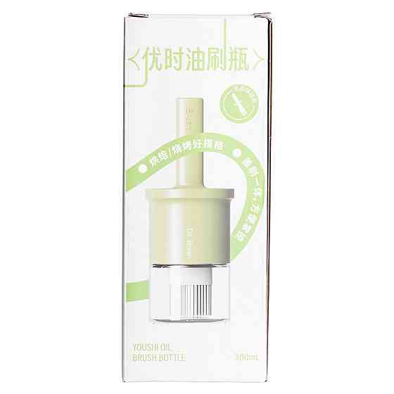 Банка для масла з кисточкою 300 мл, жовта Київ