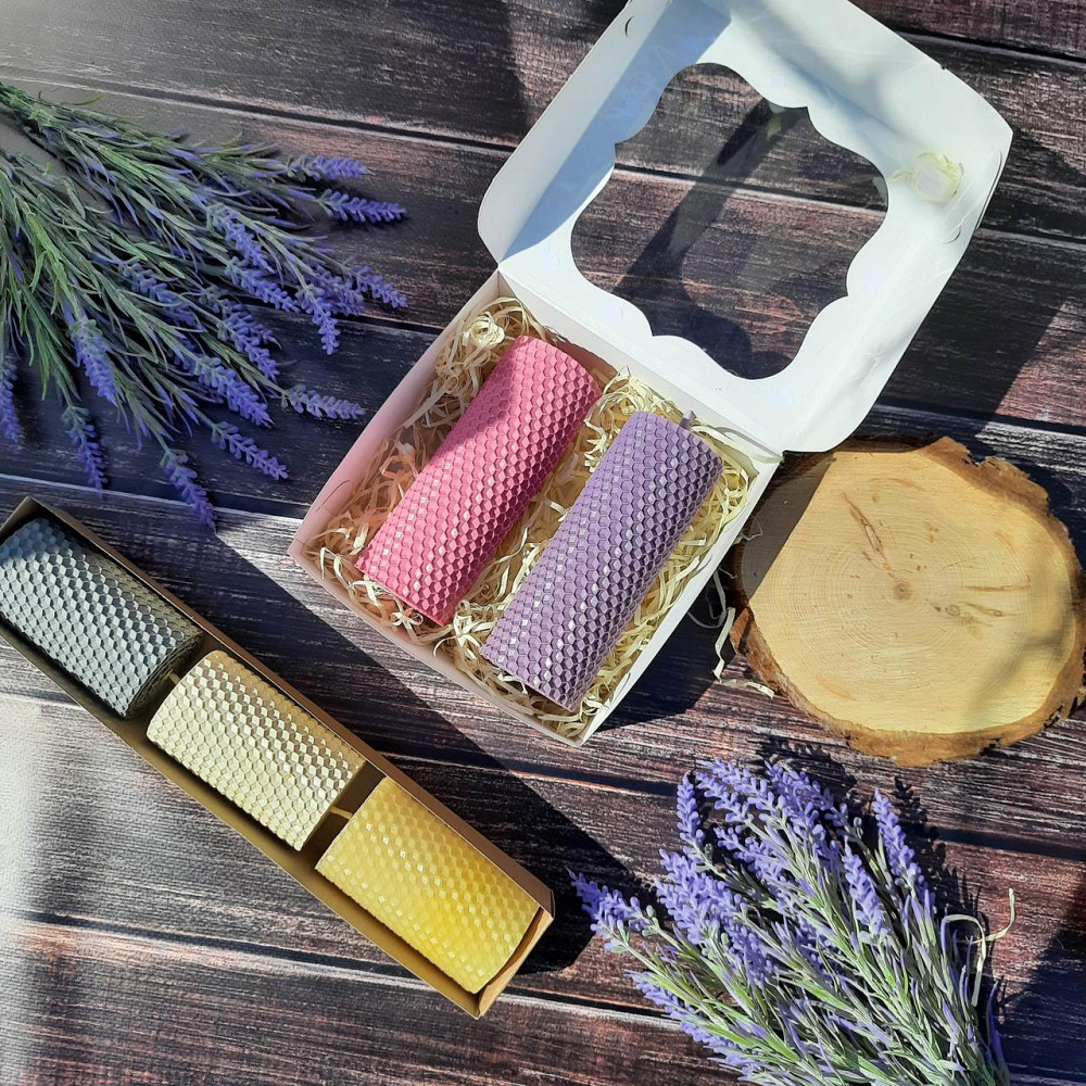 Набор двух свечей из вощины Царство Мёда 13 см Одесса - изображение 2