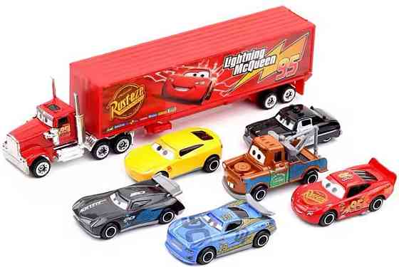 Игровой набор металлических машин Молния Маквин Тачки Харьков