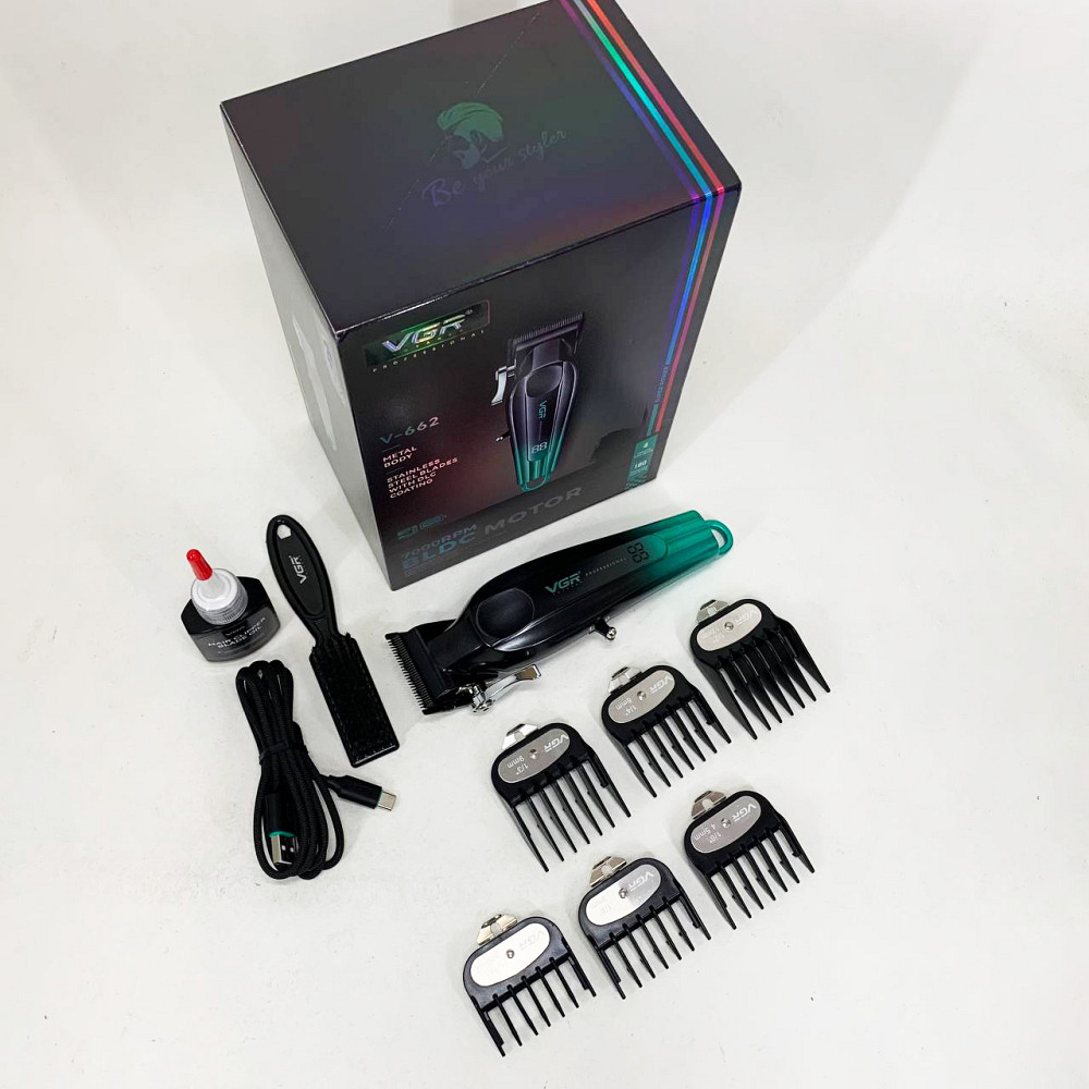 Машинка для стрижки волосся домашня VGR, Машинка для стрижки з потужним акумулятором XZ-27 Івано-Франківськ - фото 4
