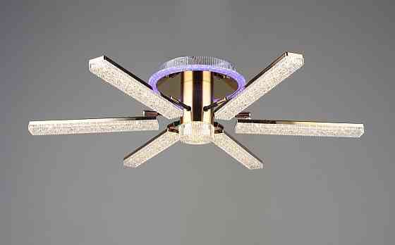 SIRIUS Люстра світлодіодна акрилова Sirius B /6 GD+BK 76W Коломыя