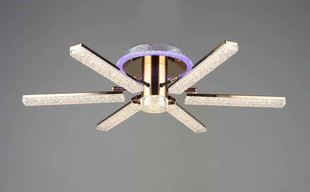 SIRIUS Люстра світлодіодна акрилова Sirius B /6 GD+BK 76W Коломыя - изображение 1