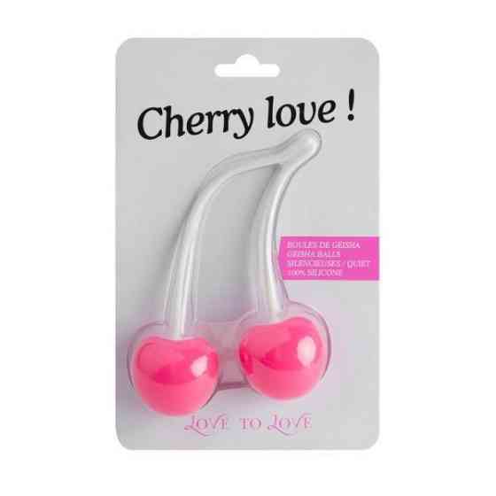 Вагинальные шарики Love To Love CHERRY LOVE, диаметр 3,5 см, масса 77 г Sex Aura Киев