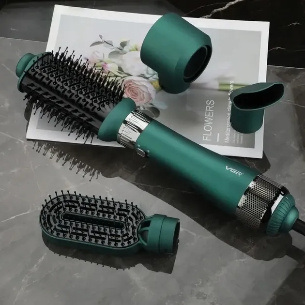Фен-щітка VGR V-493 4в1 для укладання волосся повітряний стайлер 2 режимами нагріву 1000 Вт Одеса - фото 1