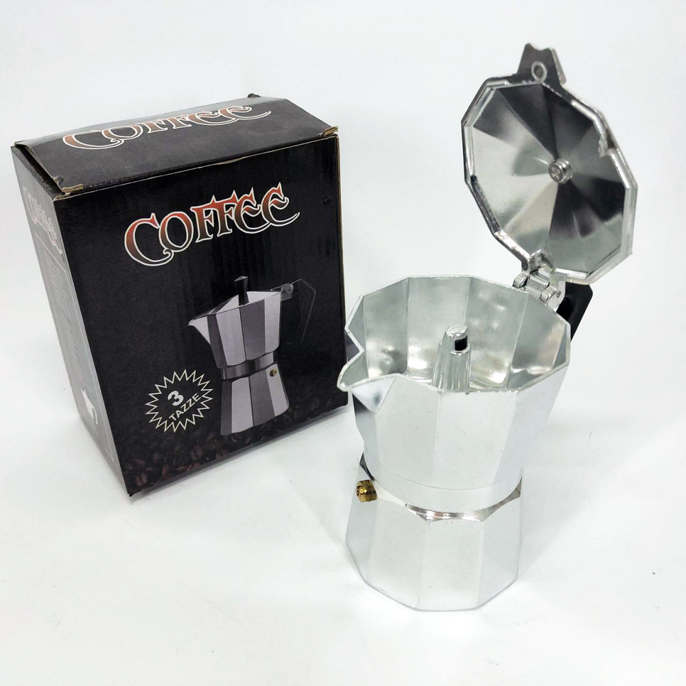 Кавоварка Кавоварка гейзерна ручна UNIQUE гейзерна для електричної плити QX-47 Львів - фото 12