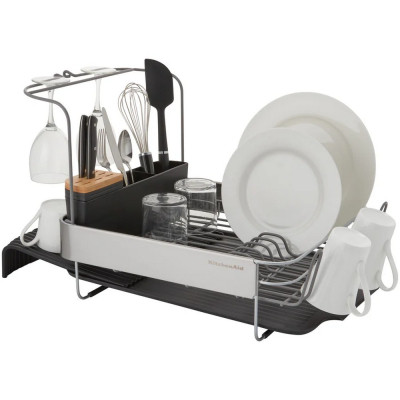 Сушарка для посуду KitchenAid Sinkware 61,5 x 38,5 x 37,5 см сірий (KEG896BXCGA) Вінниця - фото 10