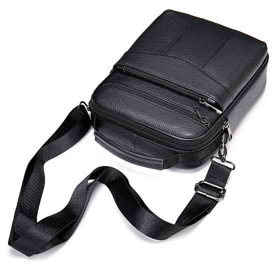 Мессенджер чоловічий шкіряний 20345 Vintage Чорний Київ