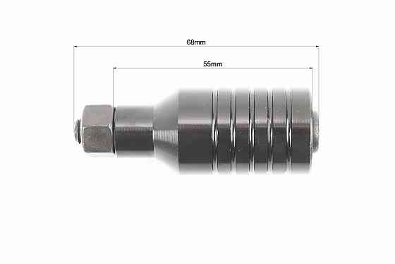 Пеги для самоката 55 мм, алюмінієві, чорні, к-кт Київ